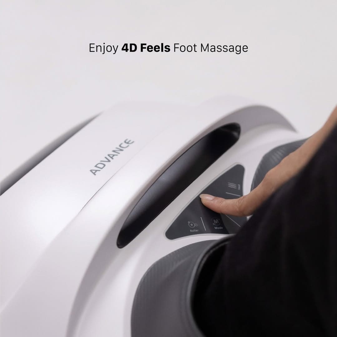 Enjoy the sensation of 4D Feels Foot Massage
